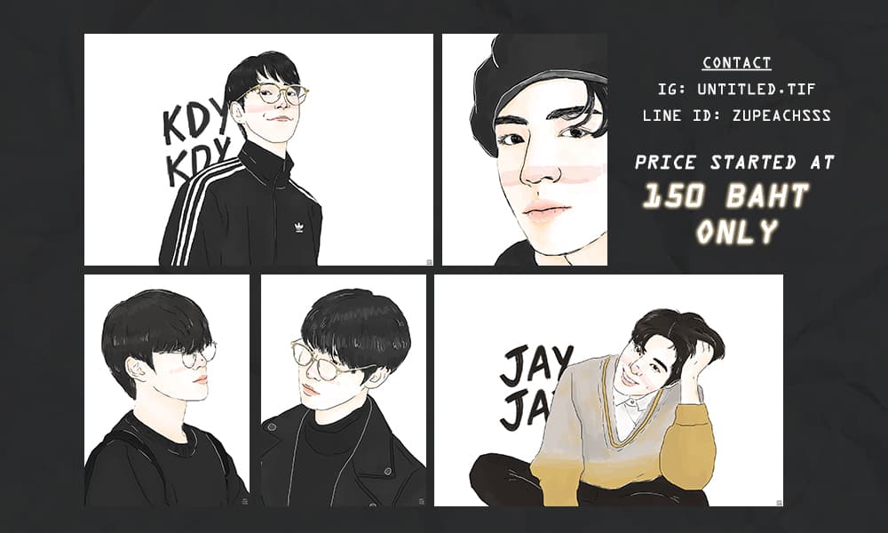 รับดราฟ/วาดรูปตามแบบ เริ่มต้น 150