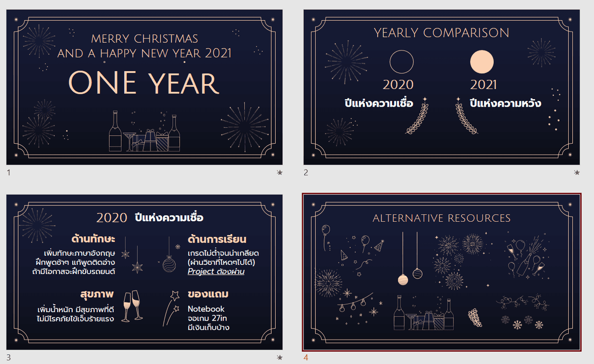 ออกแบบงานนำเสนอ Powerpoint และ Infographic