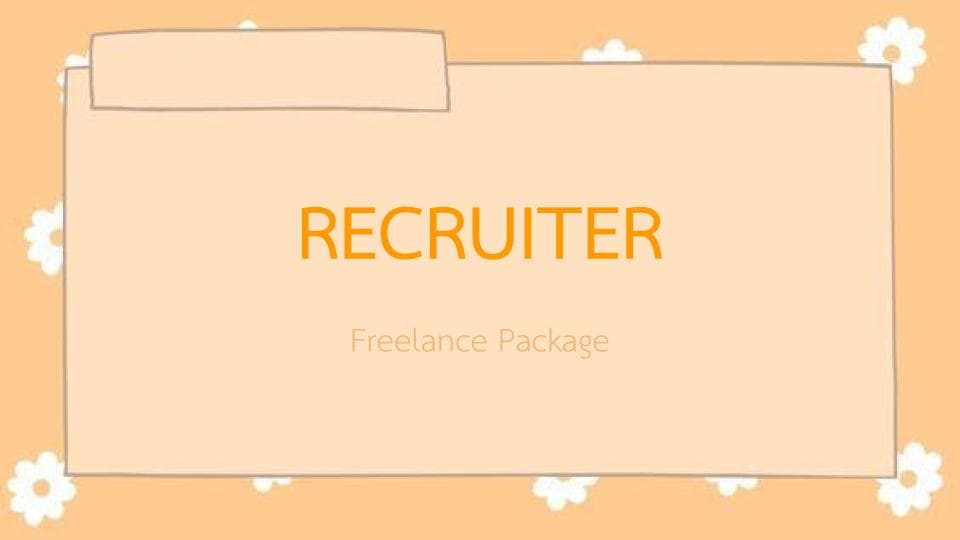 Recruiter - Freelance สรรหาพนักงานให้คุณ