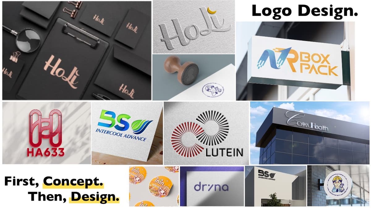 รับออกแบบโลโก้ (Logo) จ้างทำโลโก้ สินค้า-บริการ มีโปร I ฟรี ปรับแก้ 3 ครั้ง