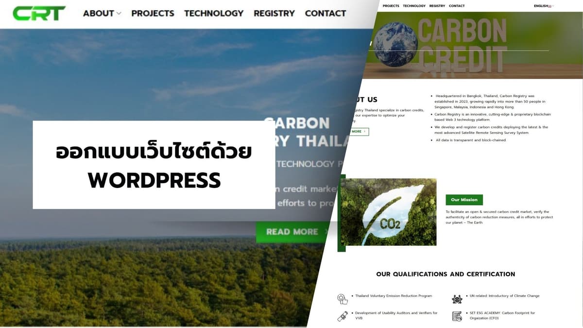 รับออกแบบ Website wordpress