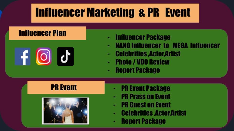 Influencer Marketing &amp; PR Event