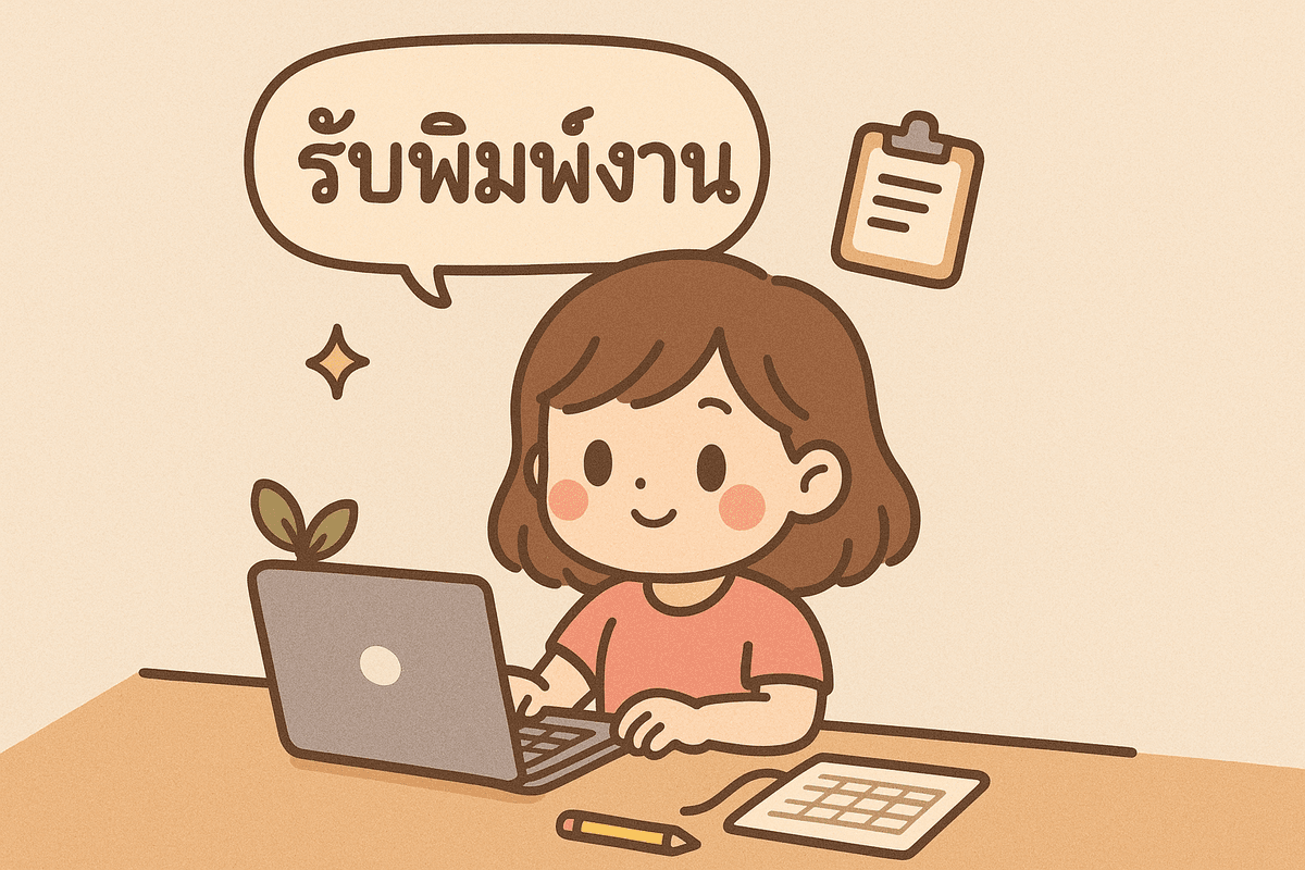 รับพิมพ์งานทุกประเภท