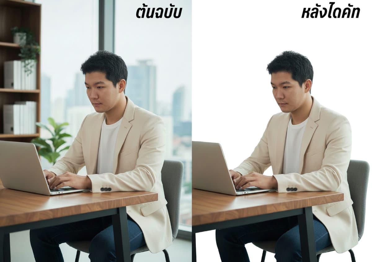 รับไดคัทรูปภาพทั่วไป